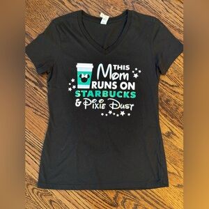 Women’s Disney Starbucks Mom tee shirt size small